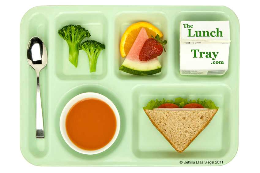 Green Lunch Tray